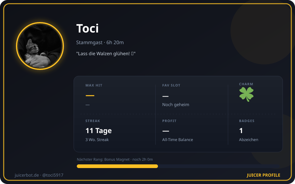 Profil-Karte von Toci