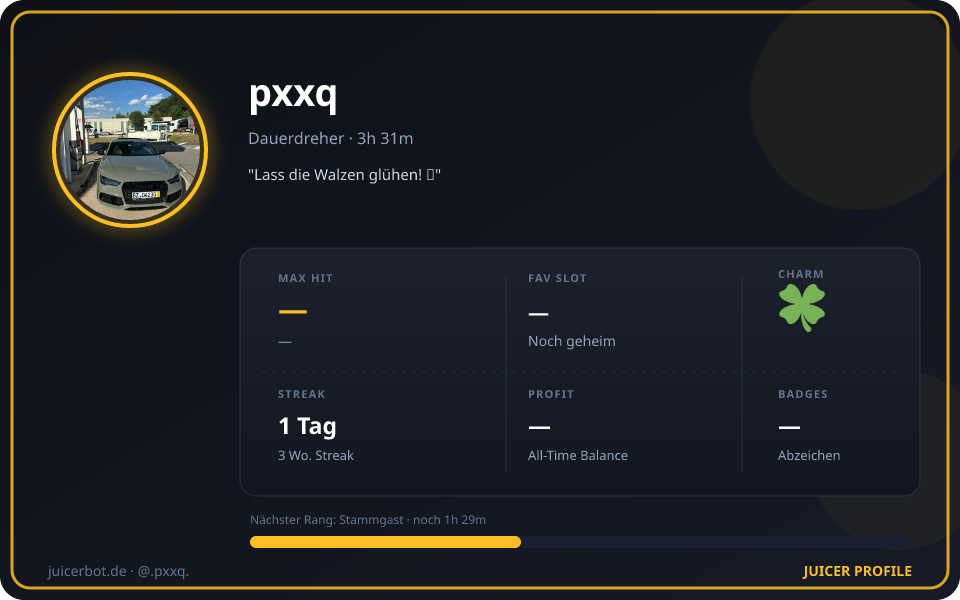 Profil-Karte von pxxq