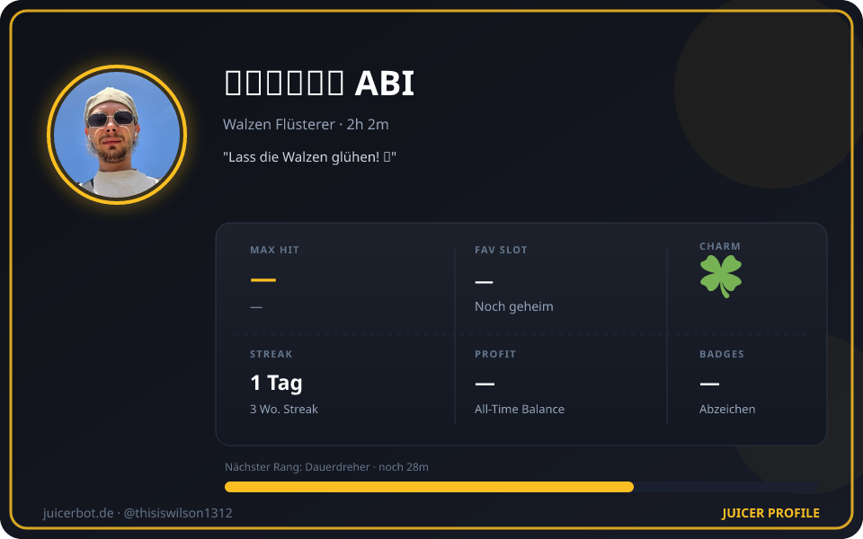 Profil-Karte von 𝚆𝙸𝙻𝚂𝙾𝙽 ABI