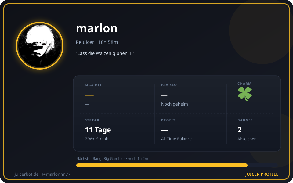 Profil-Karte von marlon