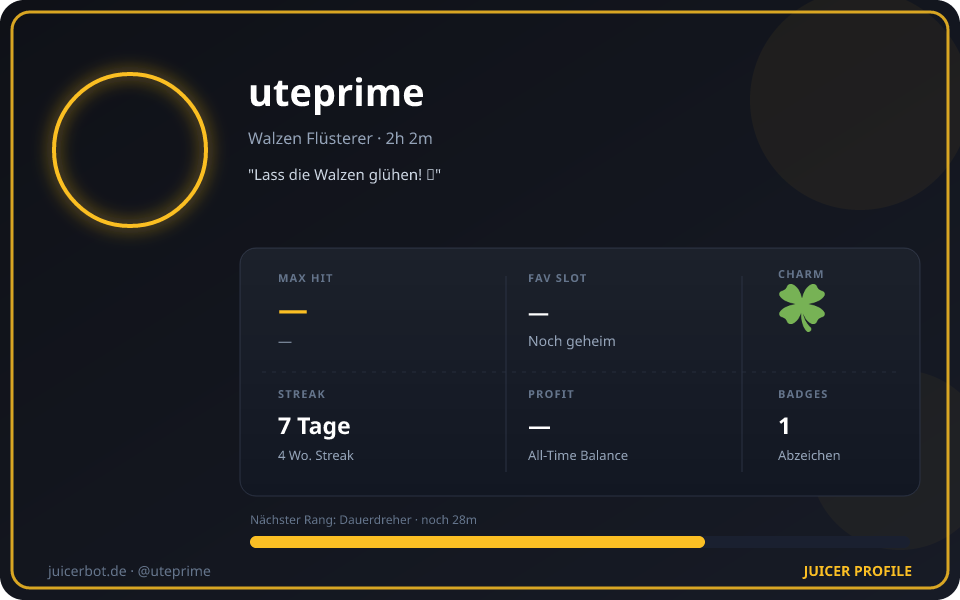 Profil-Karte von uteprime