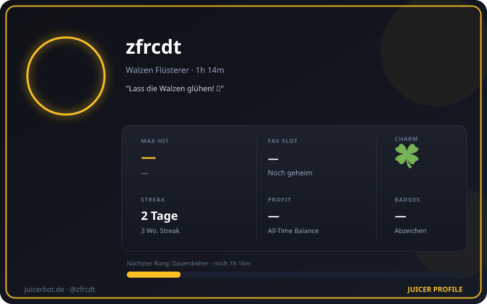 Profil-Karte von zfrcdt