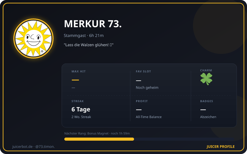 Profil-Karte von MERKUR 73.