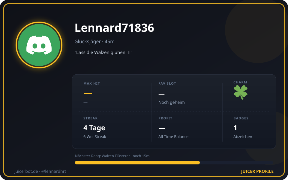 Profil-Karte von Lennard71836