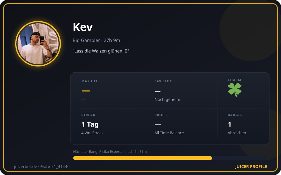 Profil-Karte von Kev