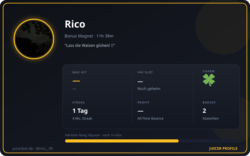 Profil-Karte von Rico