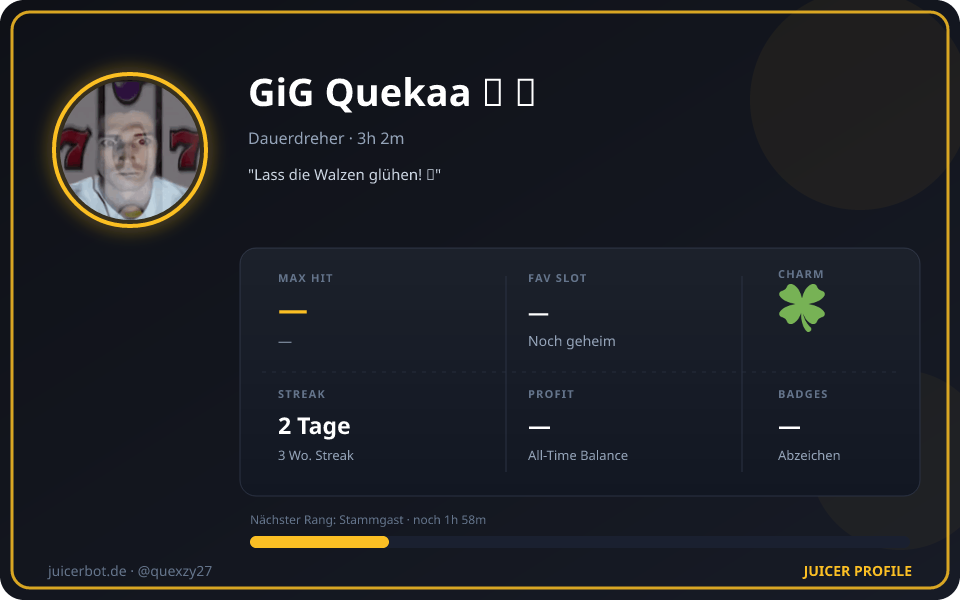 Profil-Karte von GiG Quekaa ᯓ ✈