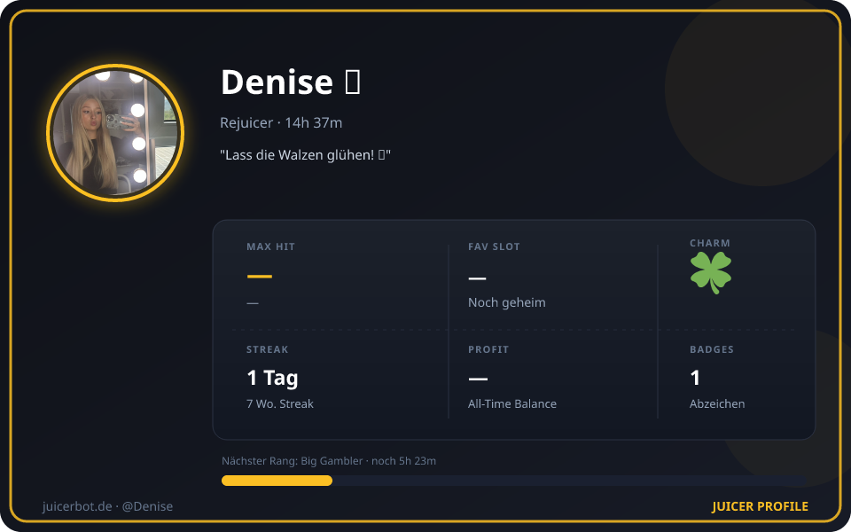 Profil-Karte von Denise 🍭