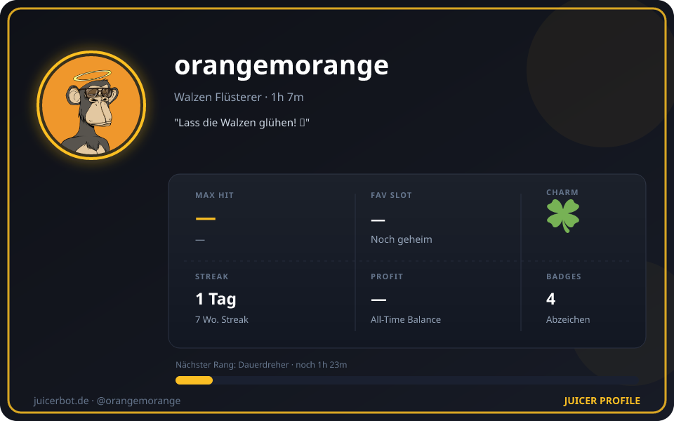Profil-Karte von orangemorange