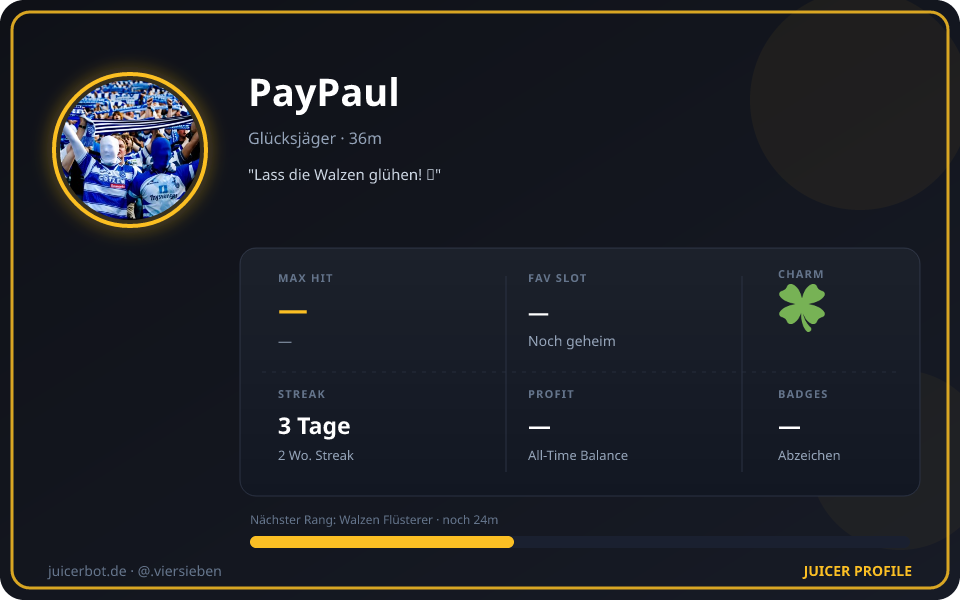 Profil-Karte von PayPaul