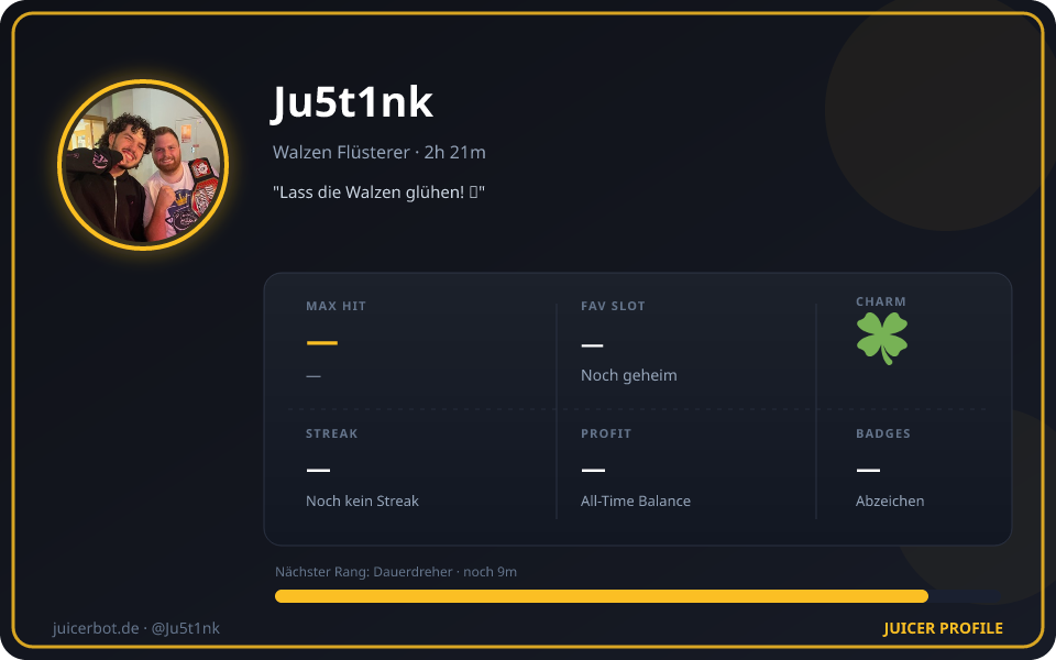 Profil-Karte von Ju5t1nk