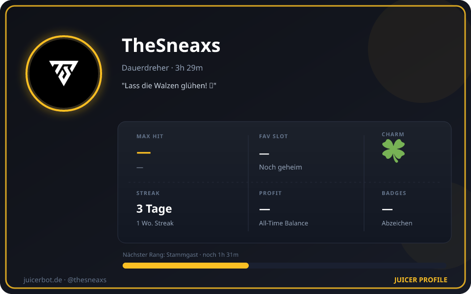 Profil-Karte von TheSneaxs