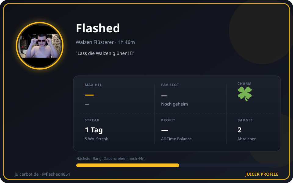 Profil-Karte von Flashed