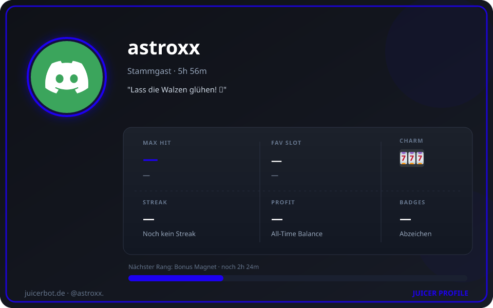 Profil-Karte von astroxx