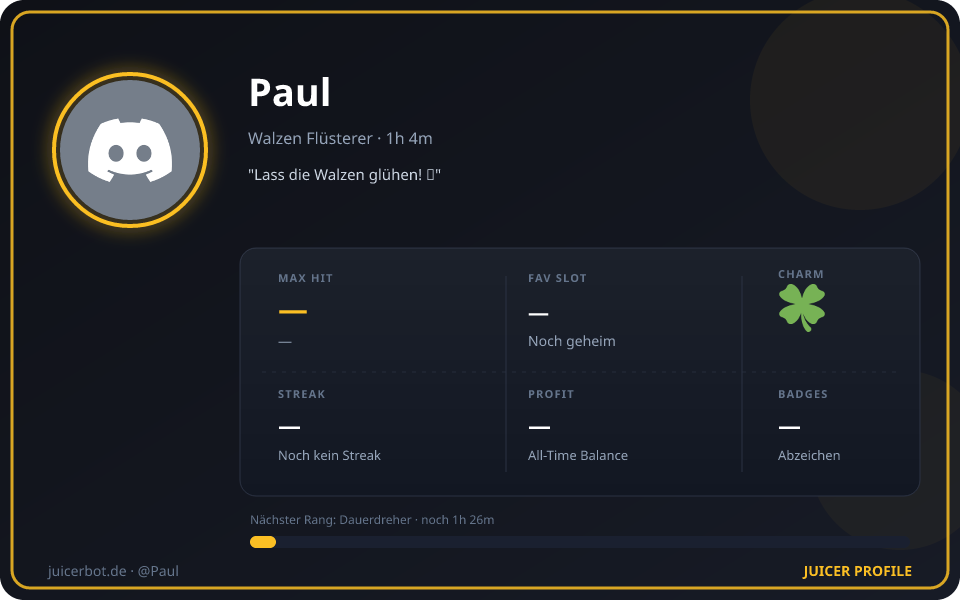 Profil-Karte von Paul