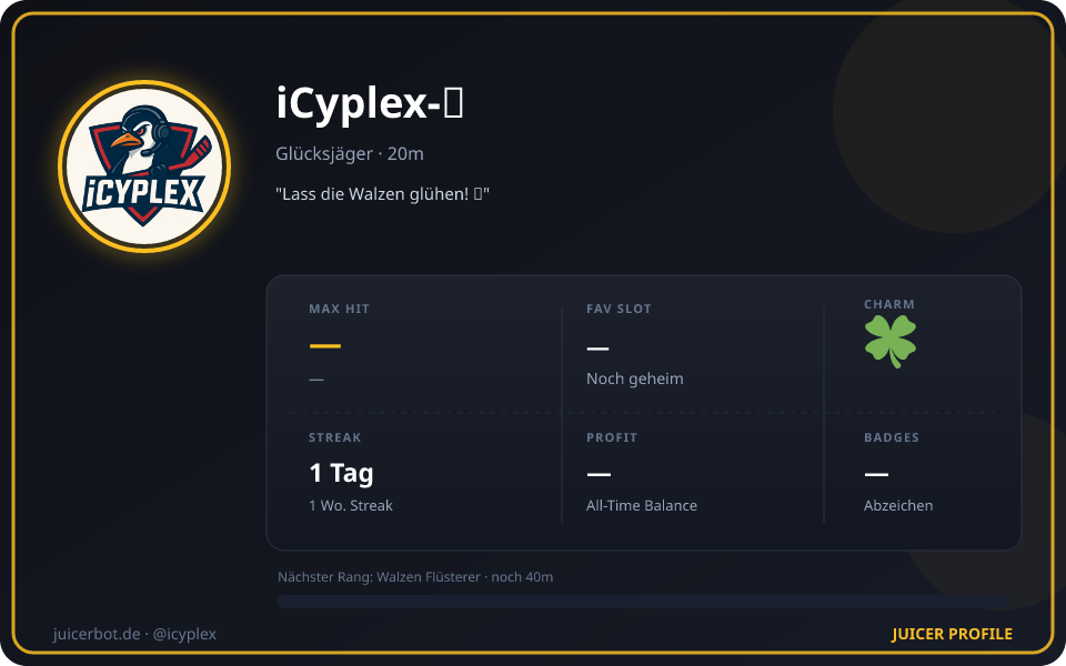 Profil-Karte von iCyplex-🐧