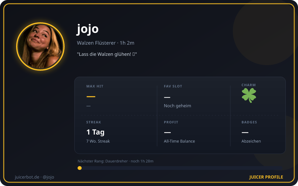 Profil-Karte von jojo