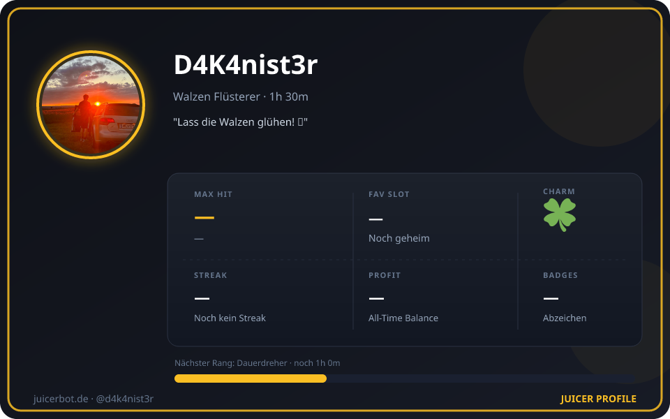 Profil-Karte von D4K4nist3r