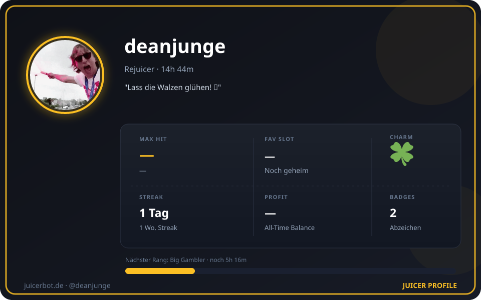 Profil-Karte von deanjunge