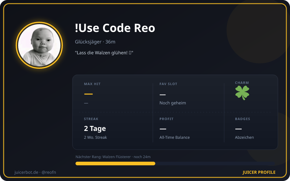 Profil-Karte von !Use Code Reo