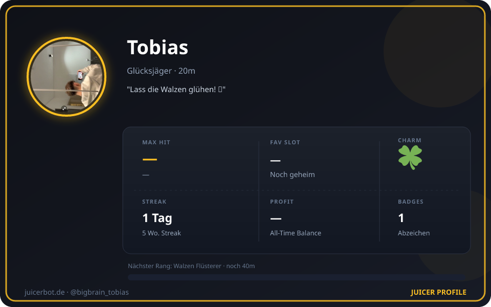 Profil-Karte von Tobias