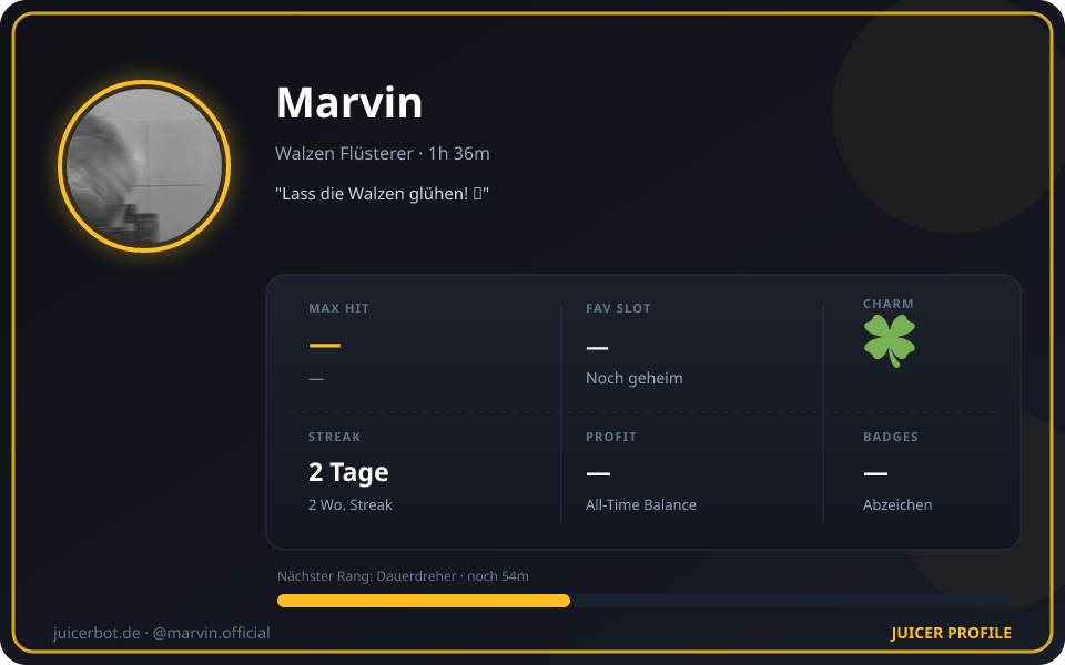 Profil-Karte von Marvin