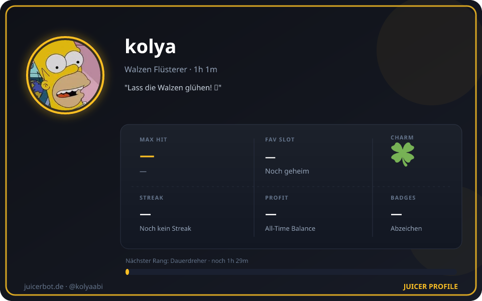 Profil-Karte von kolya