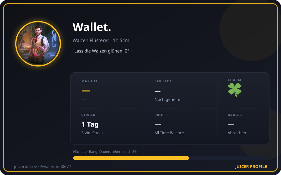Profil-Karte von Wallet.