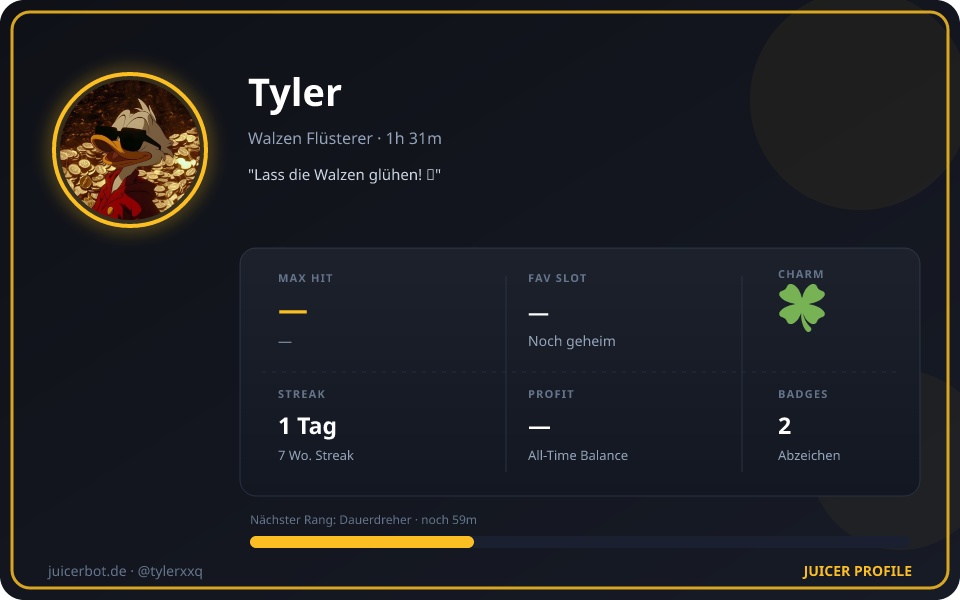 Profil-Karte von Tyler
