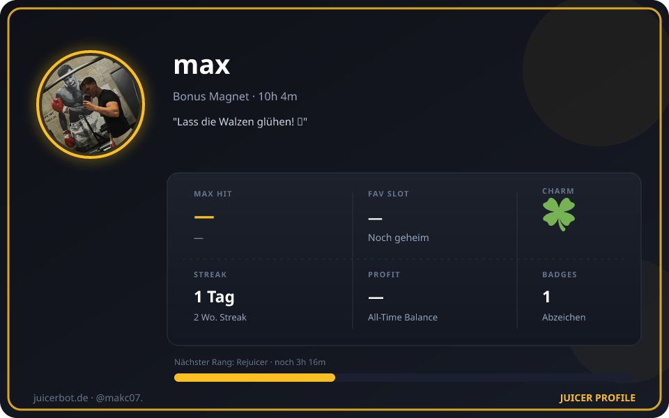 Profil-Karte von max