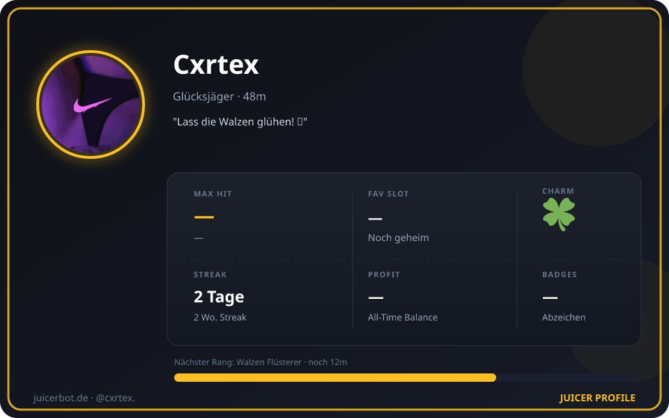 Profil-Karte von Cxrtex