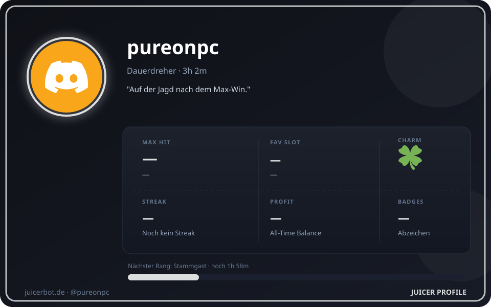 Profil-Karte von pureonpc