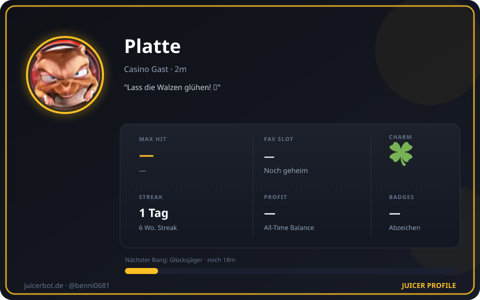 Profil-Karte von Platte