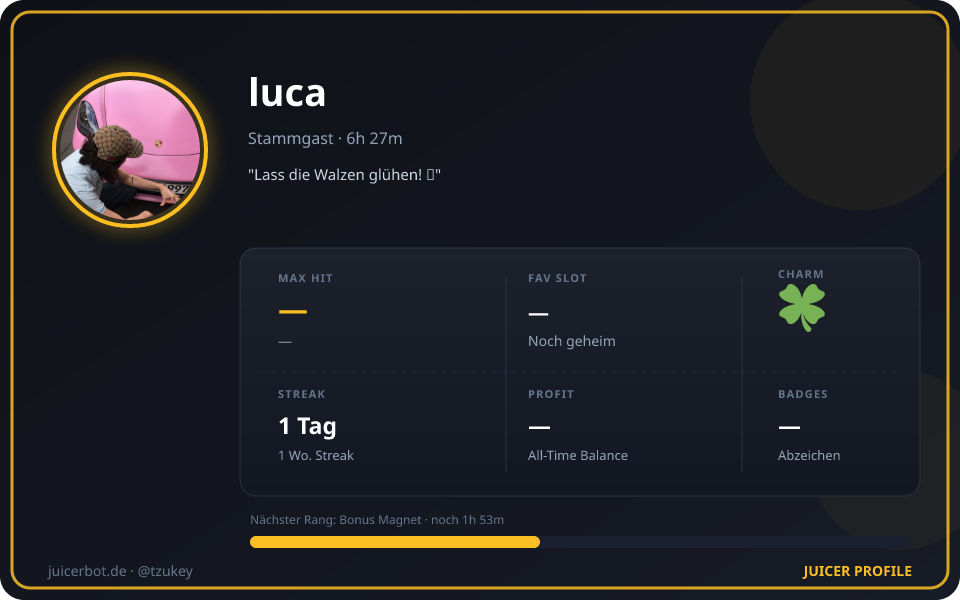 Profil-Karte von luca
