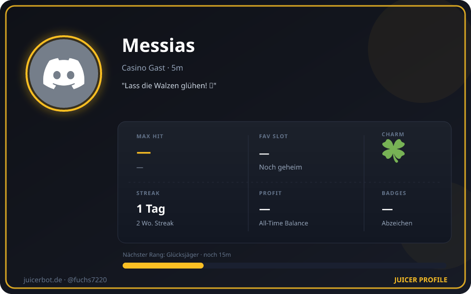 Profil-Karte von Messias